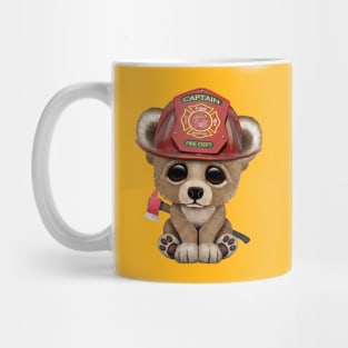 Cute Baby Bear Firefighter Mug